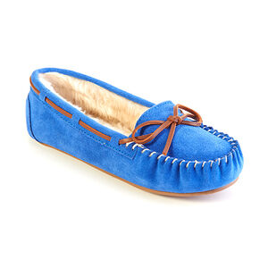 Blitz Women's Molly Suede Moccasins Taupe 6M